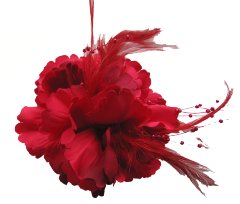 Цветок-заколка-брошь Carnation